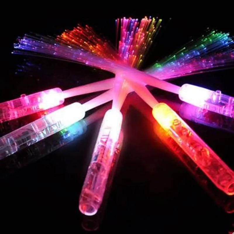 Light Up Fiber Optic Sticks 20 Pieces