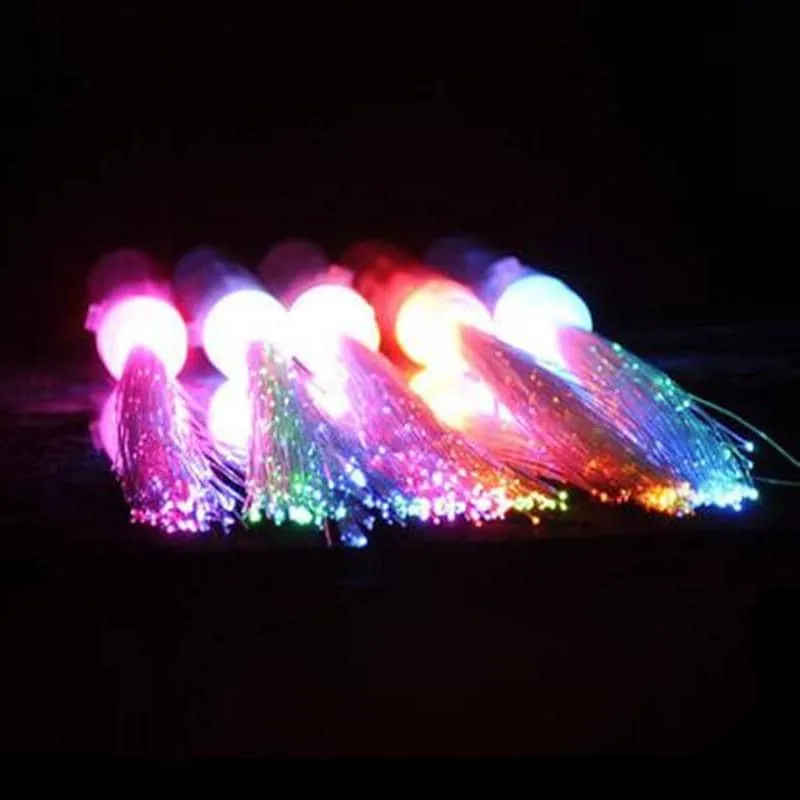 Light Up Fiber Optic Sticks 20 Pieces