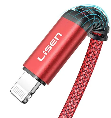Lisen USB To Lightning Cable 6.6ft