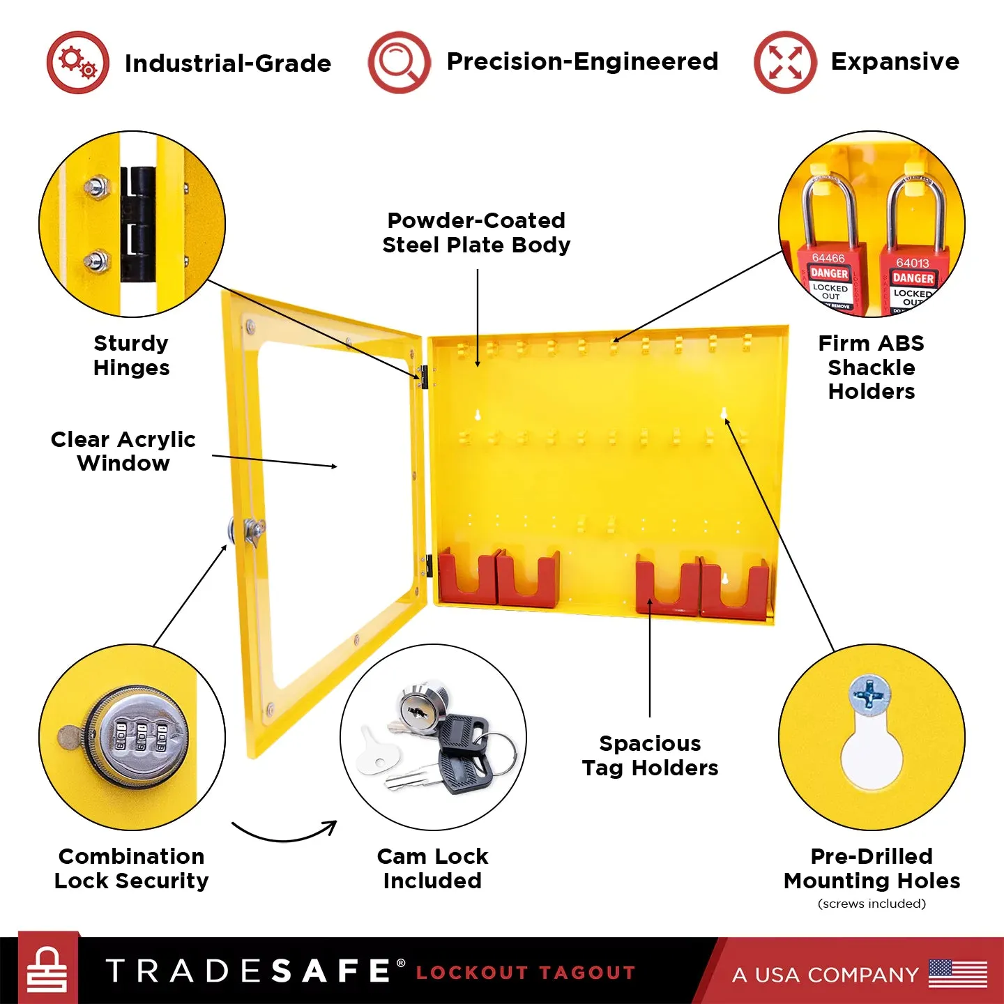 Lockout Tagout Cabinet - LOTO Devices Not Included