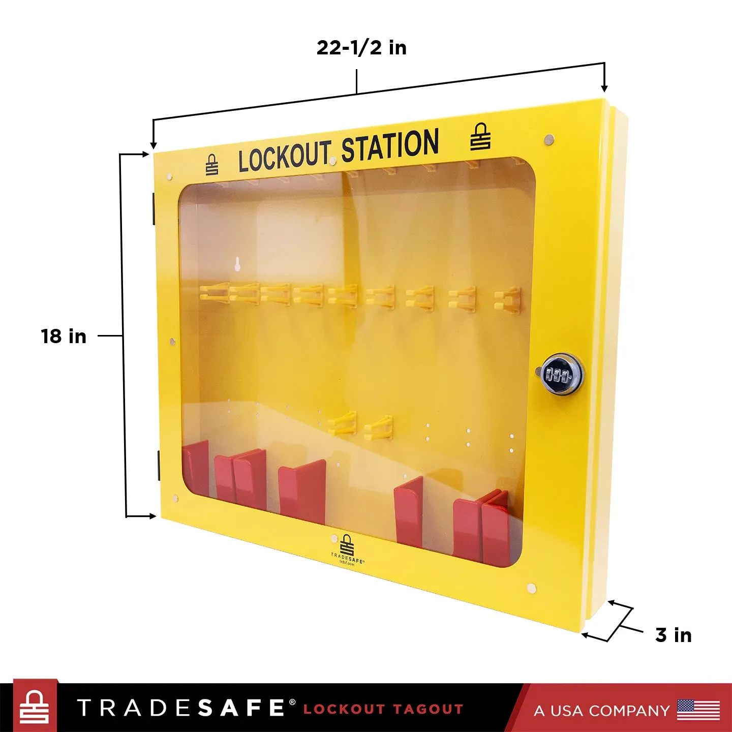 Lockout Tagout Cabinet - LOTO Devices Not Included