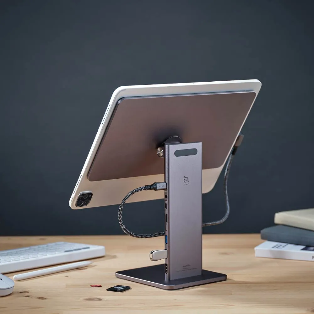 Mag M Pro Magnetic 8-in-1 iPad Stand Hub   CASA C120C / C200C USB-C to USB-C 60W Charging Cable (1.2 / 2M)