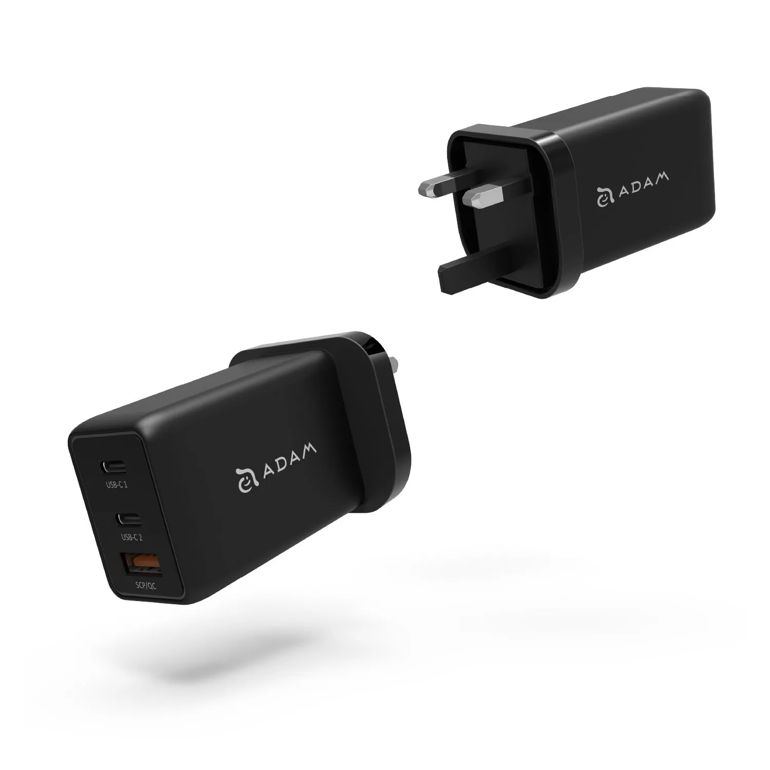 Mag M Pro Magnetic 8-in-1 iPad Stand Hub   OMNIA F6 65W Super Charging Kit-UK Plug