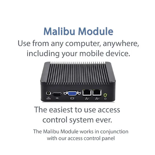 Malibu - Access Control System Combo With Module - 4 Doors - UL Listed