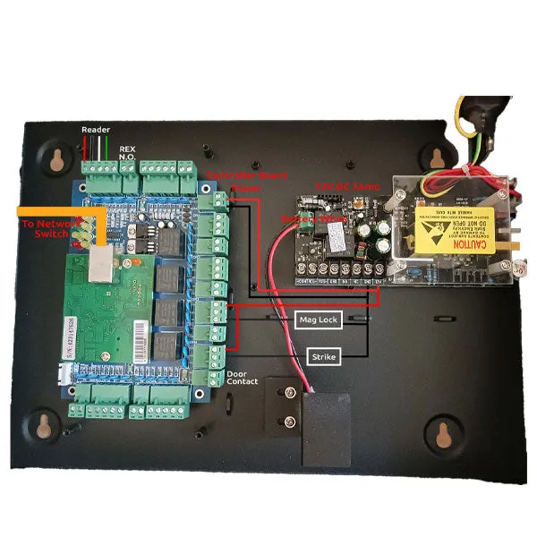 Malibu - Access Control System Combo With Module - 4 Doors - UL Listed
