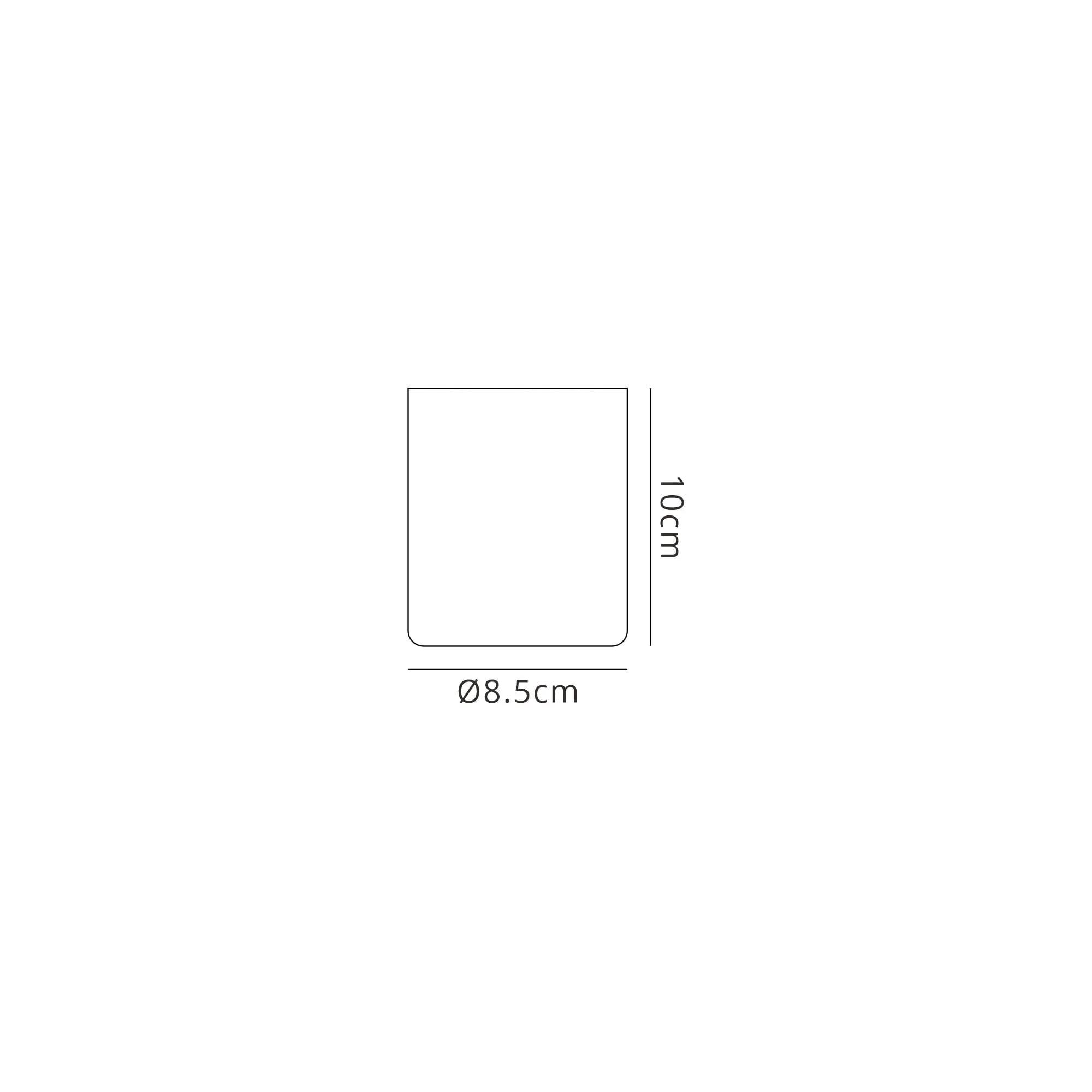 Mantra M7731 Glaciar Spotlight 10cm 9W LED White