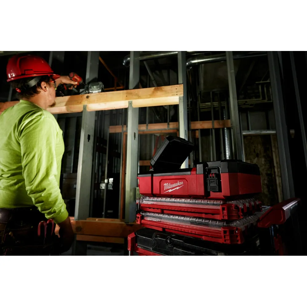 Milwaukee 2356-20x2BSK M12 12V PACKOUT Flood Light w/ 4AH and 2AH Starter Kit