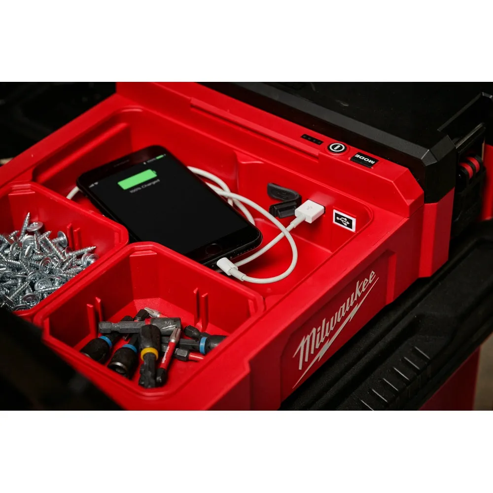Milwaukee 2356-20x2BSK M12 12V PACKOUT Flood Light w/ 4AH and 2AH Starter Kit