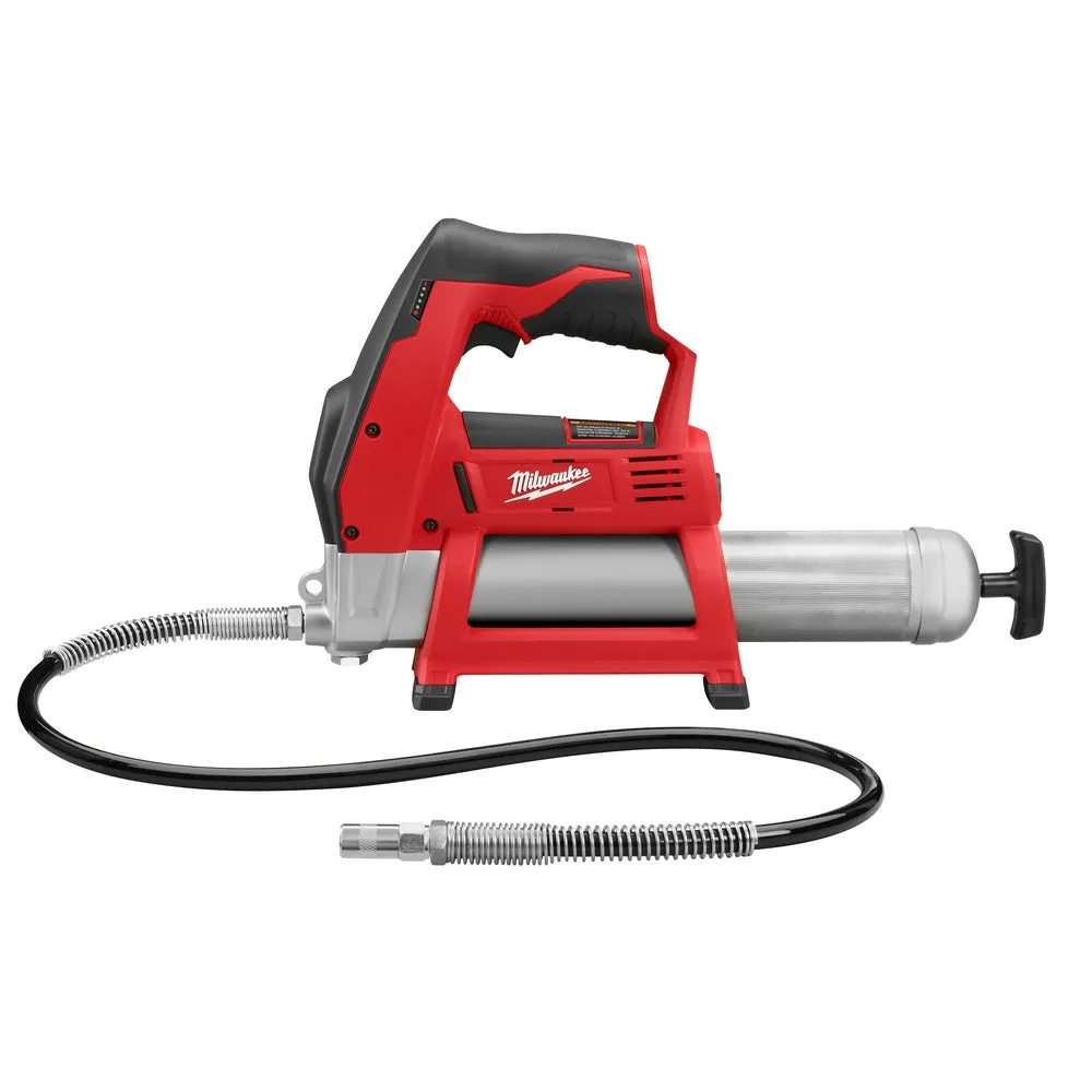 Milwaukee 2446-20x2BSK M12 12V Cordless Li-Ion Grease Gun w/ Starter Kit