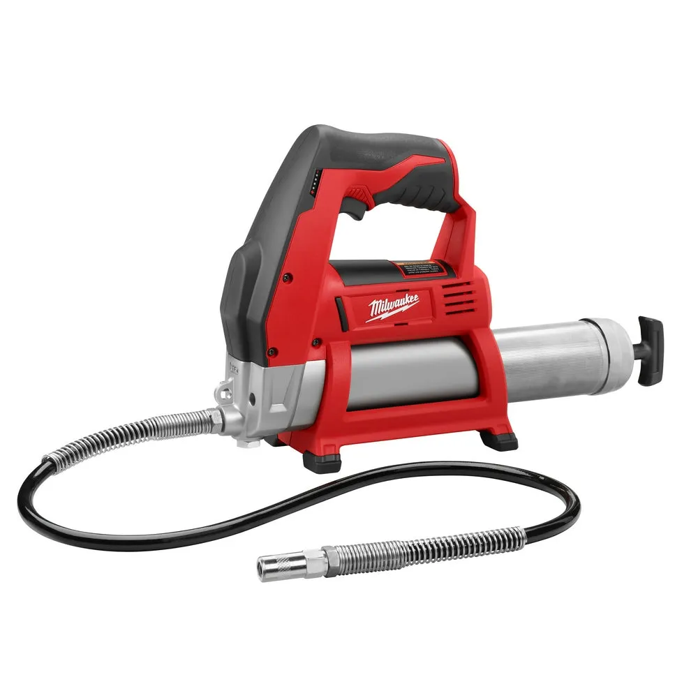Milwaukee 2446-20x2BSK M12 12V Cordless Li-Ion Grease Gun w/ Starter Kit