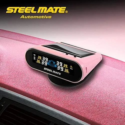 Mini One-s Pink Multi-Function Tire Pressure Monitoring System Auto Backlight Sleep Awake
