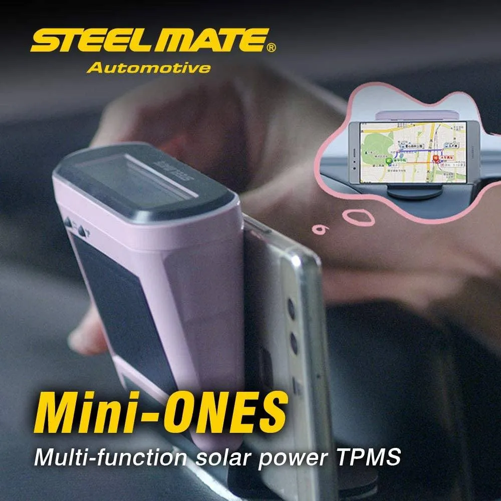 Mini One-s Pink Multi-Function Tire Pressure Monitoring System Auto Backlight Sleep Awake