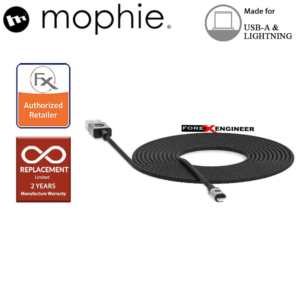 Mophie USB-A to Lightning Cable 3m - Black ( Barcode : 848467093735 )