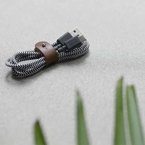 Native Union Belt Cable USB-C to USB-A - Zebra