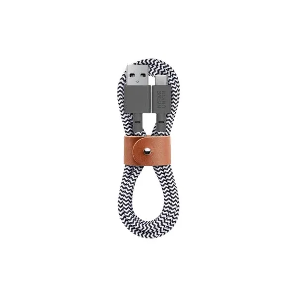 Native Union Belt Cable USB-C to USB-A - Zebra