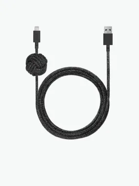 Native Union Night Cable Apple Lightning Cosmos Black XL