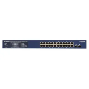 Netgear 24 Port Gigabit Ethernet PoE  Smart Switch With 2 SFP Port 380 W GS724TPP