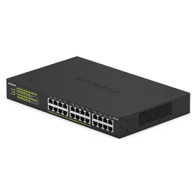 Netgear 24 Port Gigabit Ethernet Unmanaged PoE  Switch With 16-Port 190 W GS324P