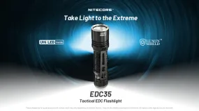 NITECORE EDC35 USB-C rechargeable Tactical  EDC flashlight