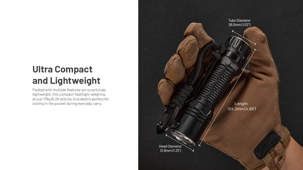 NITECORE EDC35 USB-C rechargeable Tactical  EDC flashlight