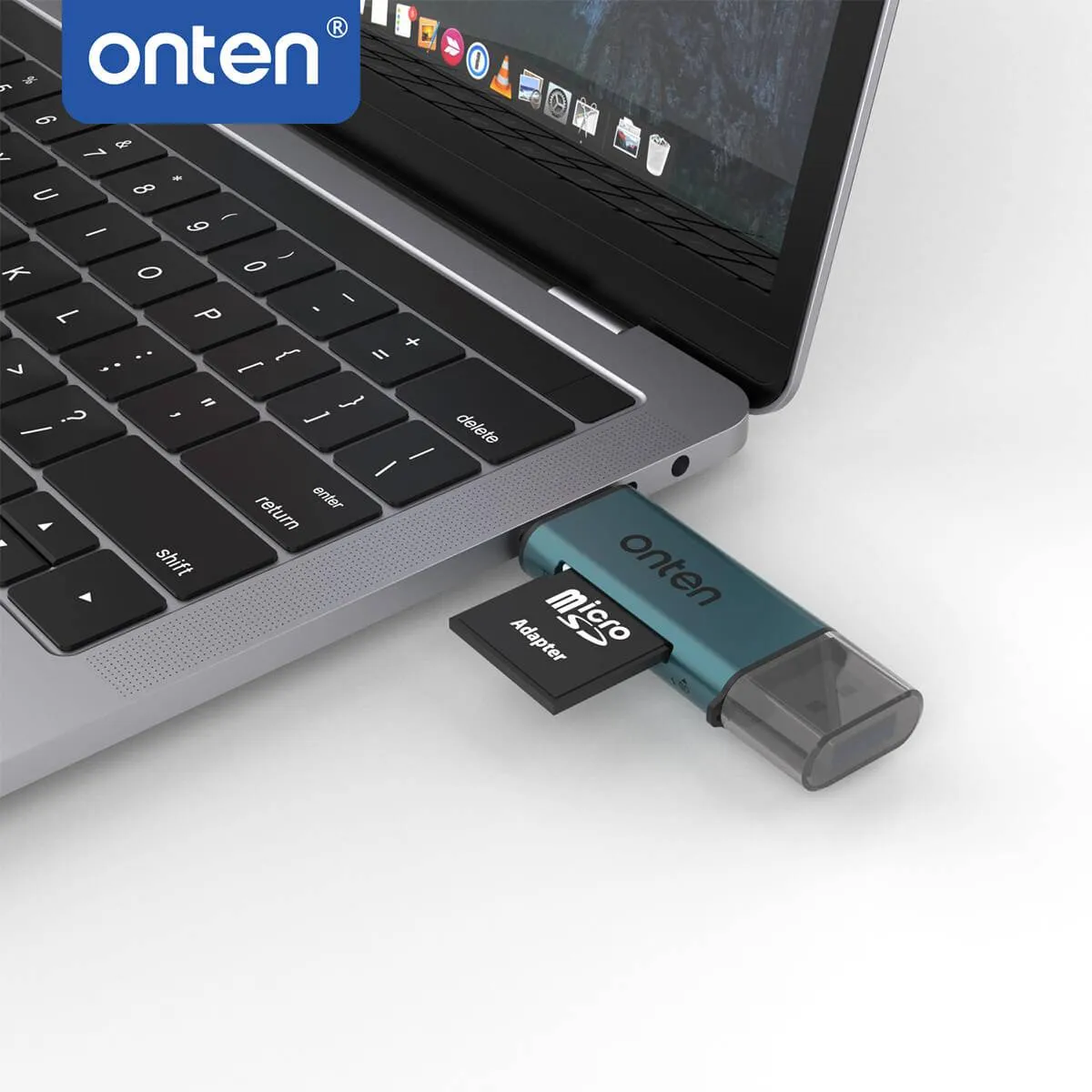 Onten CR532 USB 2 in 1 SD2.0/TF2.0 Card Reader