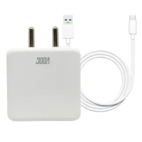 Oppo F15 4 Amp Type-C  Vooc Charger With C-Type Cable