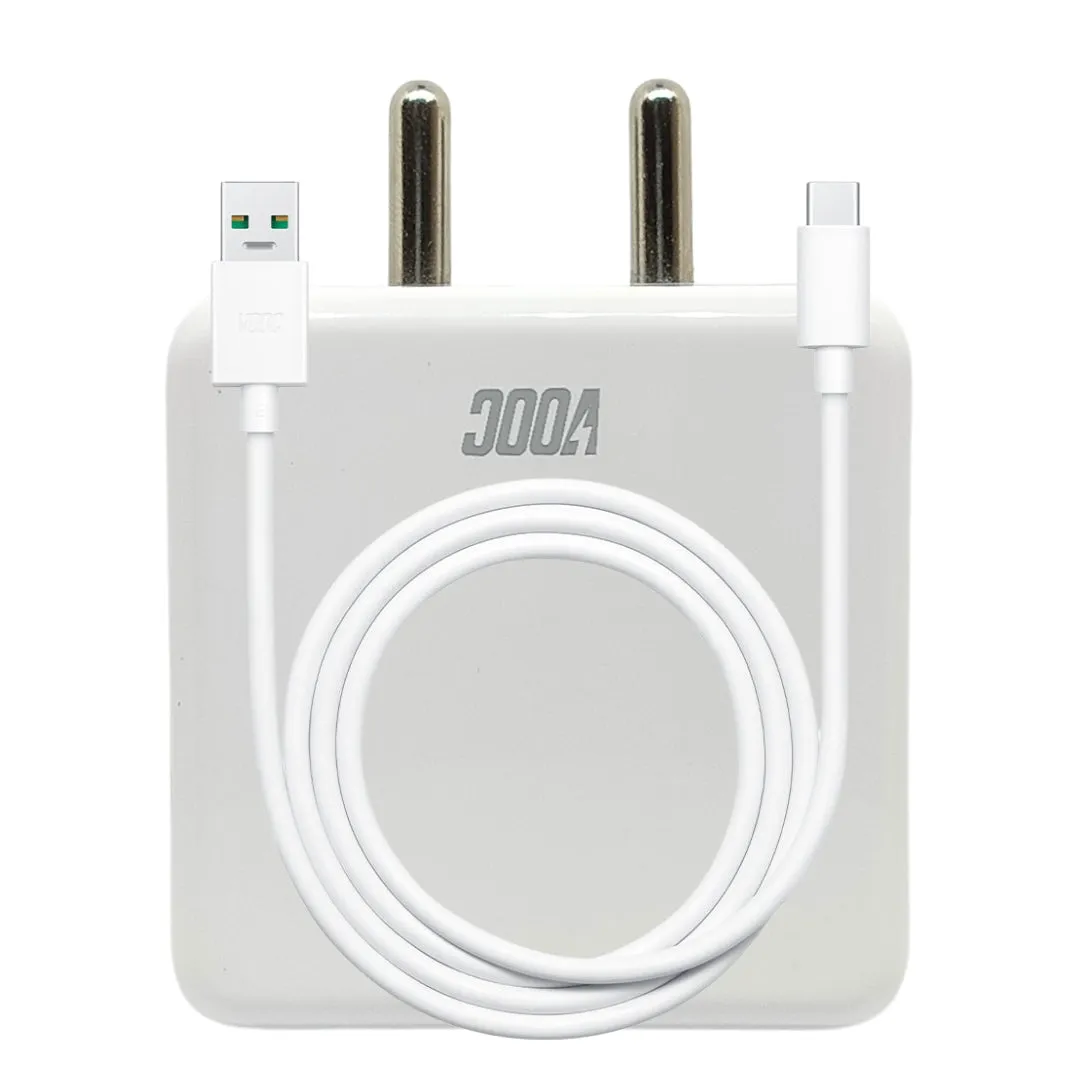 Oppo R17 Pro 4 Amp Type-C  Vooc Charger With C-Type Cable