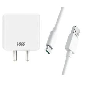 Oppo Reno 2 4 Amp Type-C  Vooc Charger With C-Type Cable