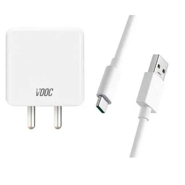 Oppo Reno 2 4 Amp Type-C  Vooc Charger With C-Type Cable