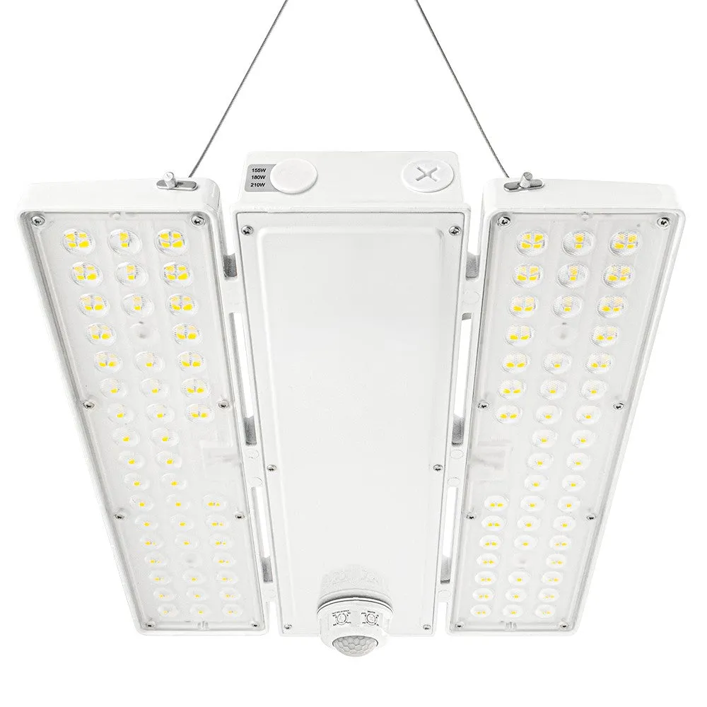 PAVO III LED High Bay Light - 210W - 3 Watts Selectable - 31,290 Lumens - 277-480V - 5000K/4000K Selectable - 600W Equal