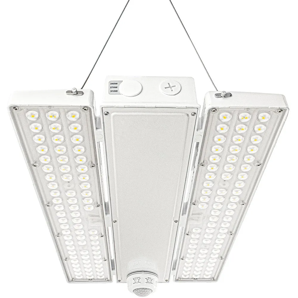 PAVO IV LED High Bay Light - 310W/270W/240W - 46,500 lumens - 120-277V - 5000K - 1000W Metal Halide Equal