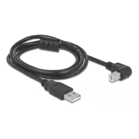 Pegasus Pack of 2 USB 2.0 Type-A male > USB 2.0 Type-B male angled Black