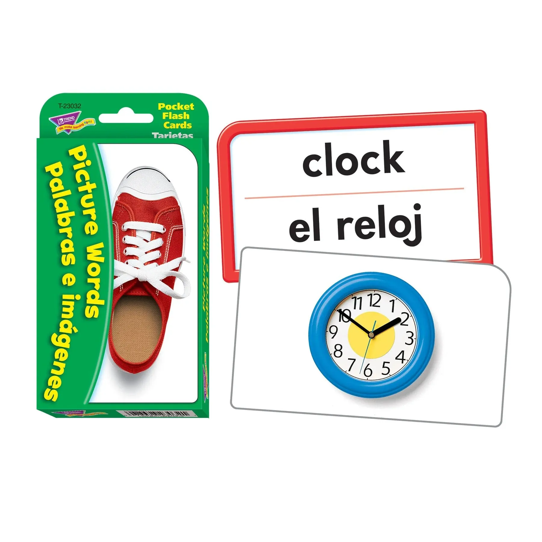 Picture Words/Palabras e imágenes (English/Spanish) Pocket Flash Cards