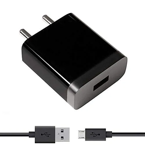 Poco C31 Fast 10W Mobile Charger 2 Amp With Data Cable Black