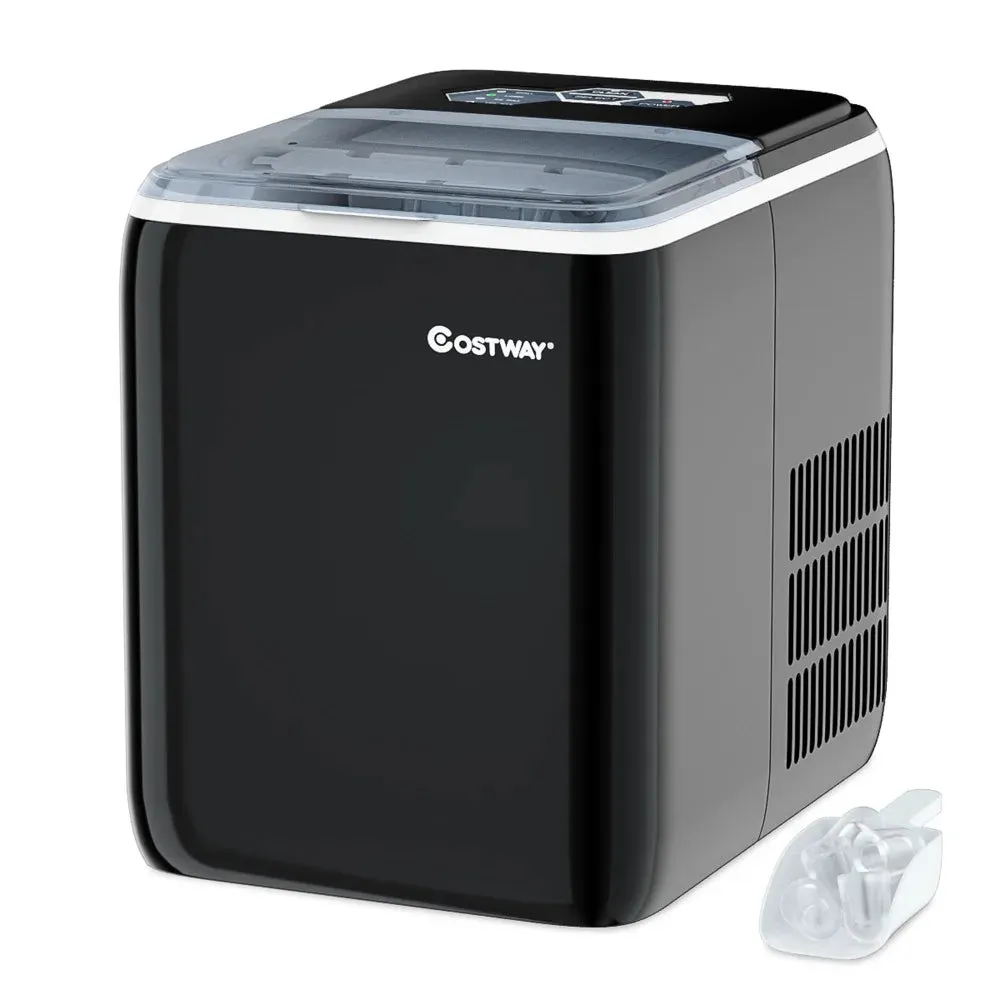 Portable Countertop Ice Maker Machine 44Lbs/24H Self-Clean w/Scoop Mint Green, ice cube maker machine electric , home appliance