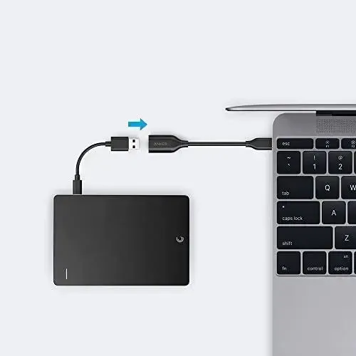 PowerLine USB-C to USB 3.1 Adapter 0.27ft/8cm A8165