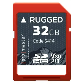 ProMaster Rugged UHS-I SDHC V30 (32GB, MB10) (90MB/S)