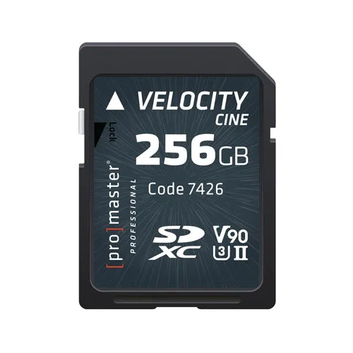 ProMaster Velocity Cine 2000x SDXC - 256GB
