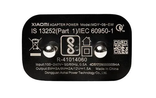 Redmi 10C 18W Fast Mobile Charger With Data & Sync Cable (Black)