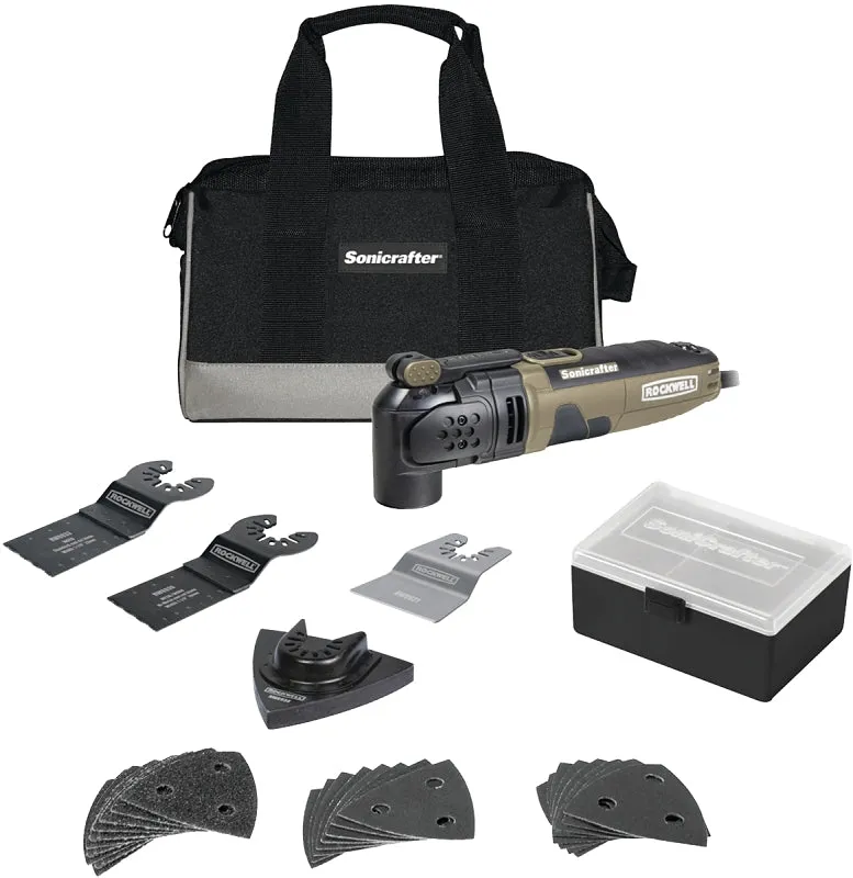 Rockwell Sonicrafter RK5121K Oscillating Multi-Tool, 3 A, 11,000 to 21,000 opm Speed :EA: QUANTITY: 1