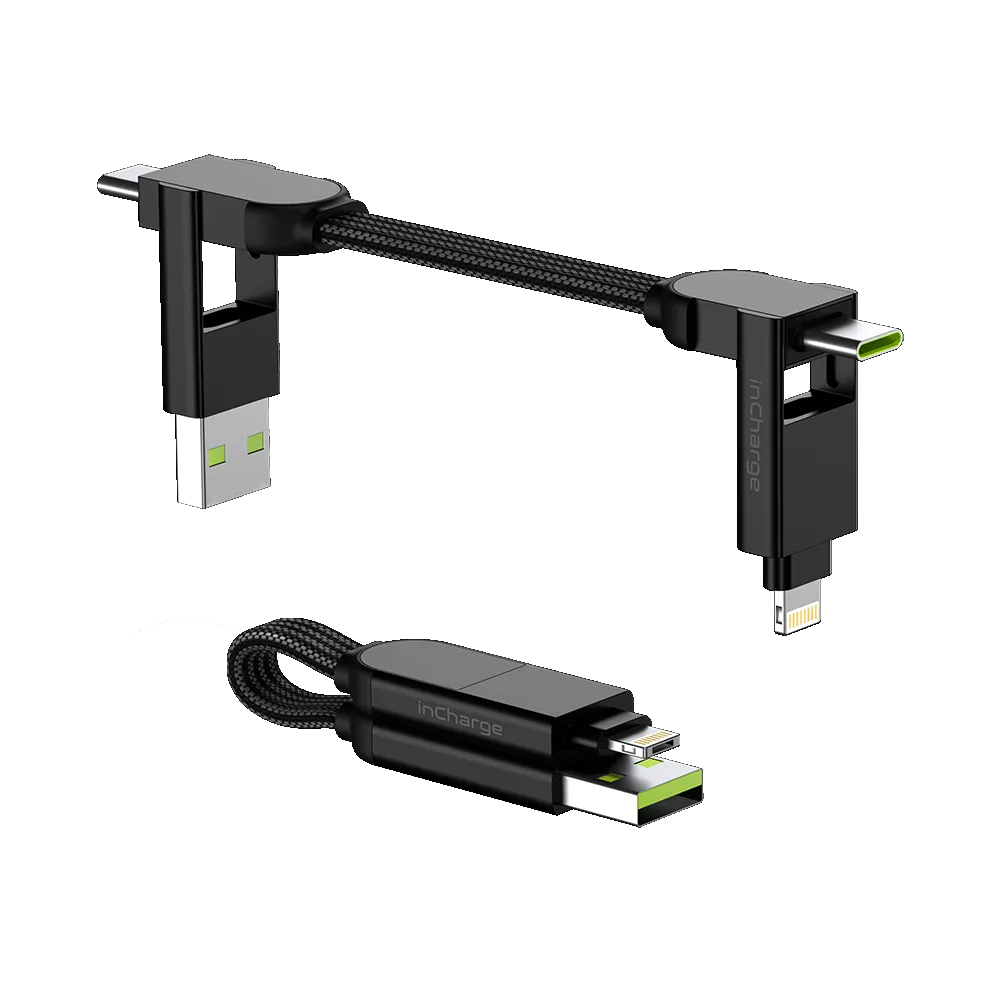 Rolling Square inCharge X Ultra-Fast All-in-One Charging Cable