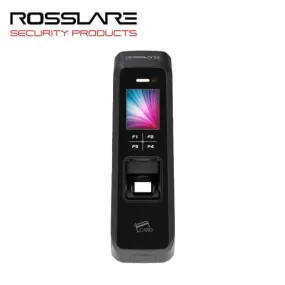 Rosslare - B9250BT - Access Control Fingerprint & Card Reader - 10,000 users - Bluetooth - Camera & LCD - 13.56 MHz MIFARE - 12VDC - IP65