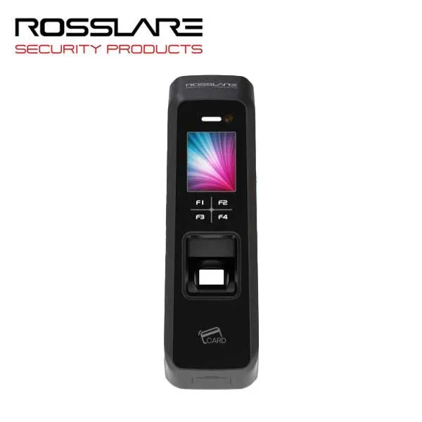 Rosslare - B9250BT - Access Control Fingerprint & Card Reader - 10,000 users - Bluetooth - Camera & LCD - 13.56 MHz MIFARE - 12VDC - IP65