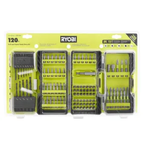 RYOBI 120-Piece Drill and Impact Rated Drive Kit
