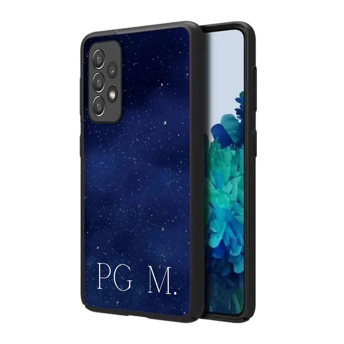 Samsung A52 Phone Cover Custom Designer Phone Cases with Name - Starry Night