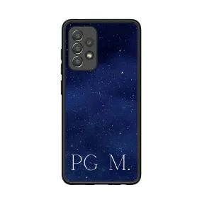 Samsung A52 Phone Cover Custom Designer Phone Cases with Name - Starry Night