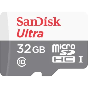SanDisk 32GB microSDHC Ultra C10 Memory Card