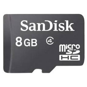 SanDisk Class 4 microSDHC Flash Memory Card 8GB