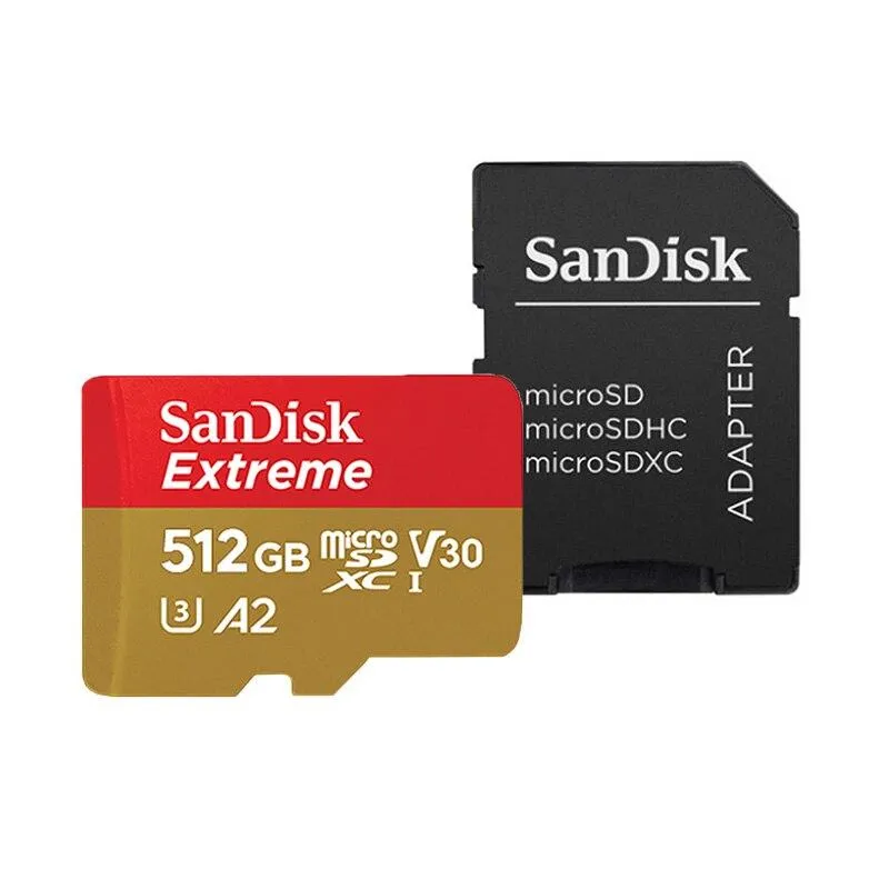 SanDisk Extreme Micro SD Card 256GB 512GB 1TB