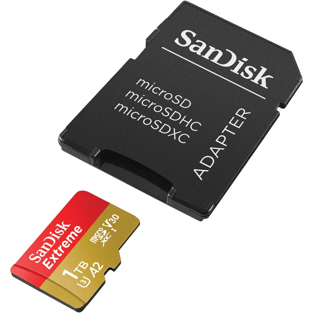 SanDisk Extreme microSDXC 1TB UHS-I 190MB/s Memory Card - V30